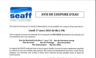 AVIS DE COUPURE D'EAU