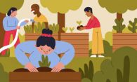 Chantier participatif au jardin pédagogique